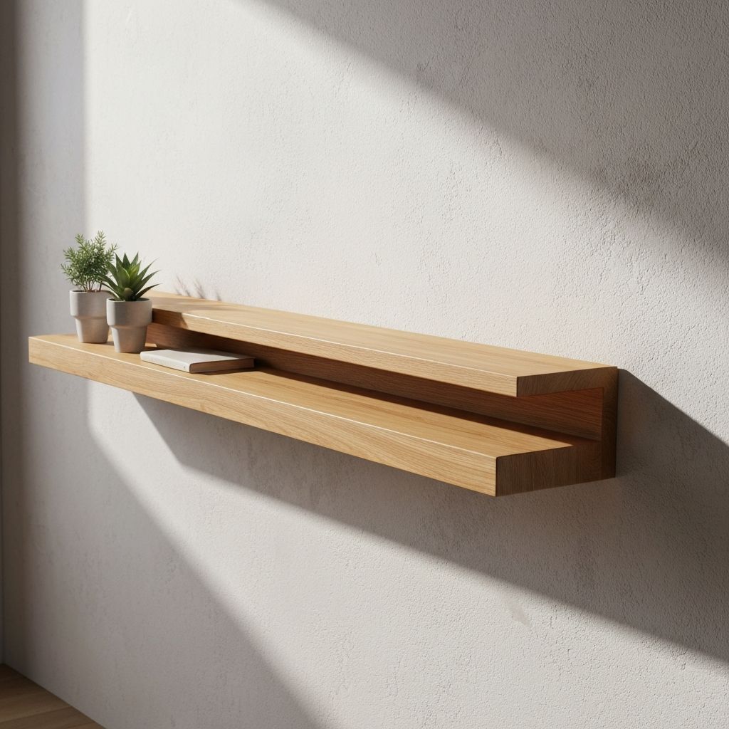 오크 벽선반 60cm